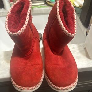 Red Ugg boots